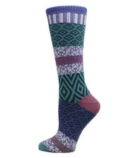 Sophia - Women’s Fuzzy Crew Socks multicolor / WS