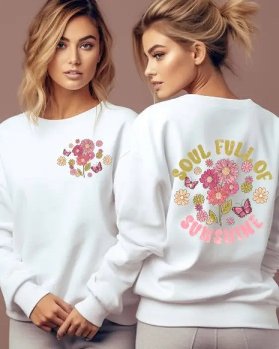 Soul Full of Sunshine Sweatshirt - white / L