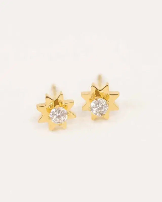 Spark Stud Earrings - Gold / OS