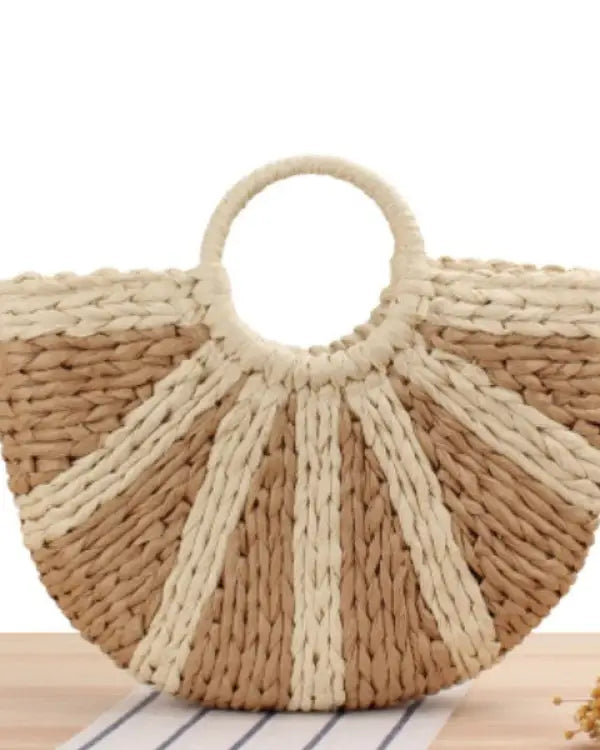 Spring Sunset Beach Bag - Camel / OS