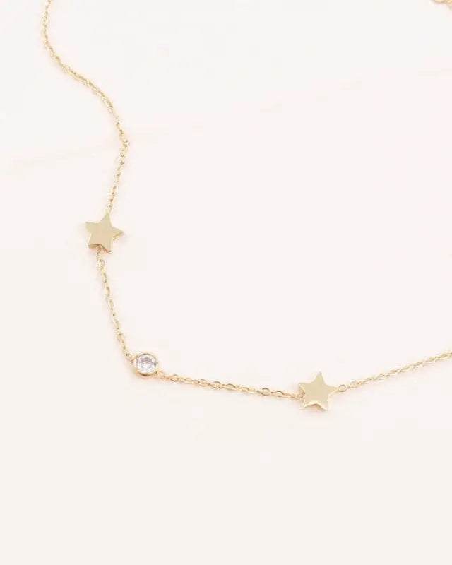 Starry Eyed Rhinestone Anklet