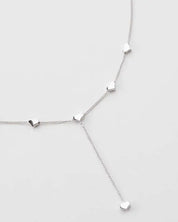 Sterling Silver 925 Falling In Love Lariat Necklace