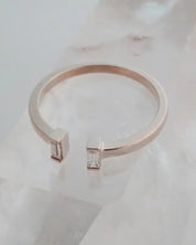 Stevie Adjustable Baguette Ring