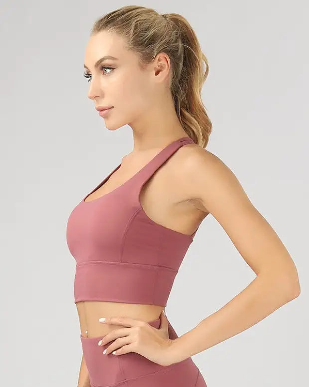 Strappy Back Active Crop Top