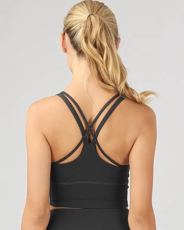 Strappy Back Active Crop Top