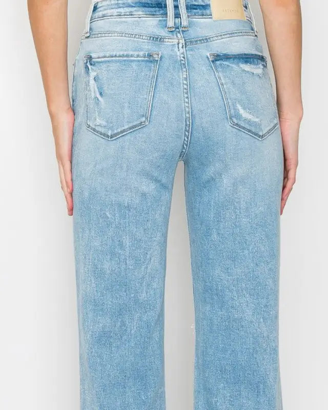 Stretch Wide Leg Jeans