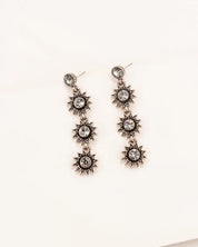 Sunflower Drop Earrings - Gold / Os - Rings