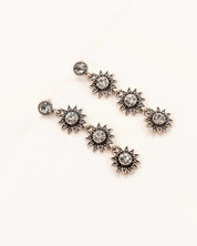 Sunflower Drop Earrings - Gold / Os - Rings