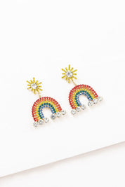 Sunshine and Rainbows Earrings - Multi / Os - Rings