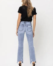 Super High Rise 90’s Straight Crop Jeans