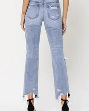 Super High Rise 90’s Straight Crop Jeans