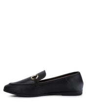 Talula Horsebit Embellished Faux Leather Loafers