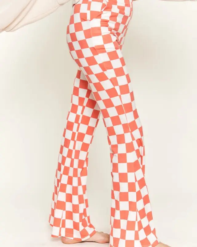 Tennessee Orange And White Checkered Pants