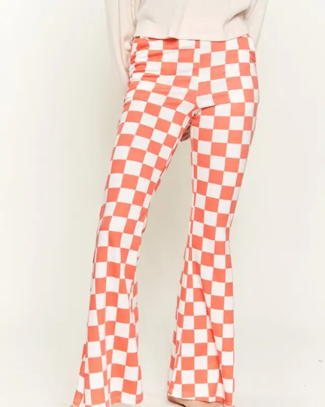 Tennessee Orange And White Checkered Pants