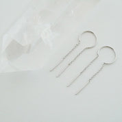 Threader Drop Bar Earrings