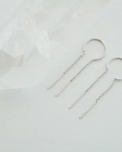 Threader Drop Bar Earrings