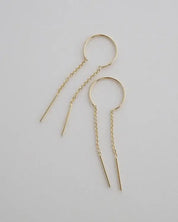 Threader Drop Bar Earrings