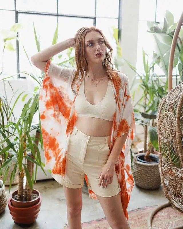 Tie Dye Kimono