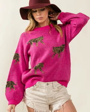 Tiger Pattern Sweater