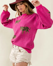 Tiger Pattern Sweater