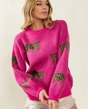 Tiger Pattern Sweater