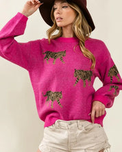 Tiger Pattern Sweater