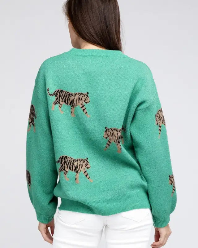 Tiger Pattern Sweater