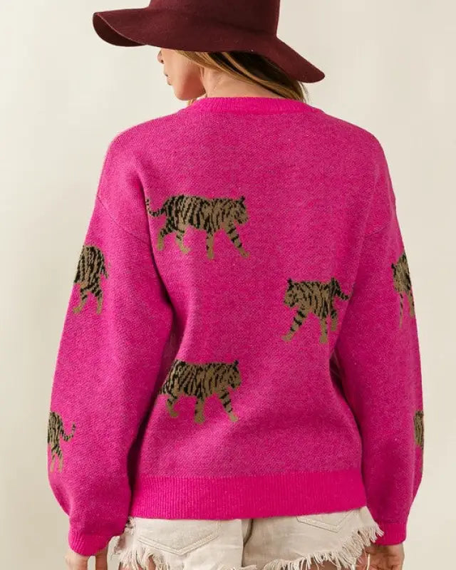 Tiger Pattern Sweater