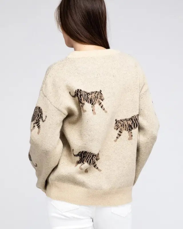 Tiger Pattern Sweater