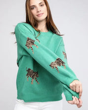 Tiger Pattern Sweater