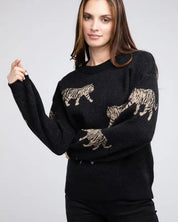 Tiger Pattern Sweater