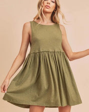 Torie Dress - OLIVE / S