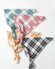 Triangle Flannel Head Scarf