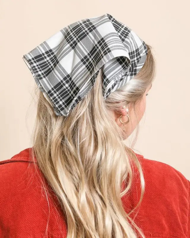 Triangle Flannel Head Scarf