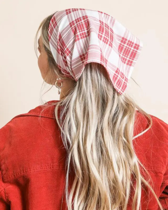 Triangle Flannel Head Scarf