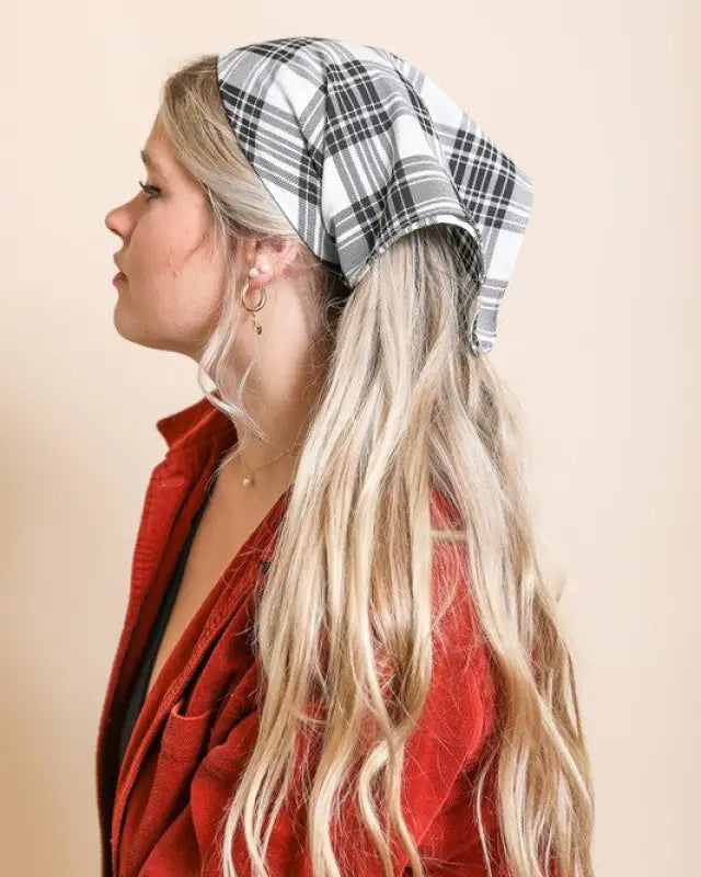 Triangle Flannel Head Scarf