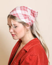 Triangle Flannel Head Scarf