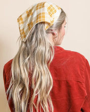 Triangle Flannel Head Scarf