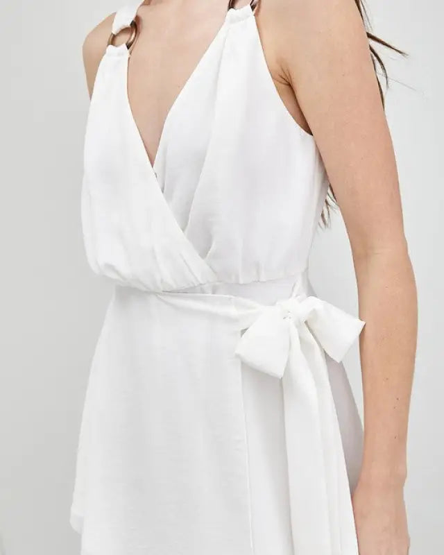 Trim Side Tie Romper