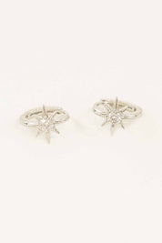 True North Hoop Earrings - Silver / OS