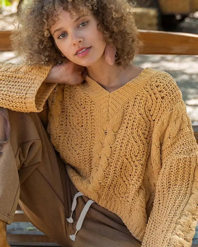 Twisted Knit Sweater