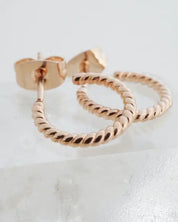 Twisted Rope Hoops