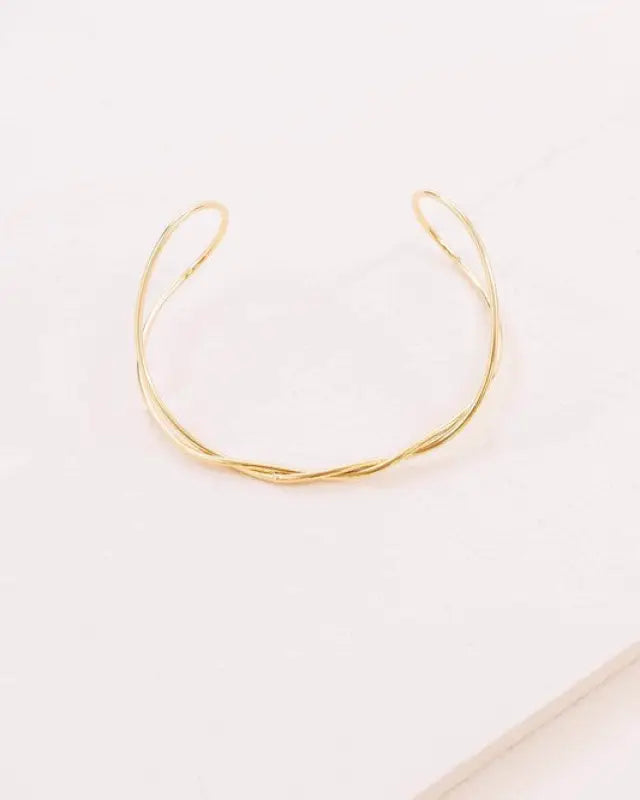 Twister Cuff Bracelet - Gold / OS