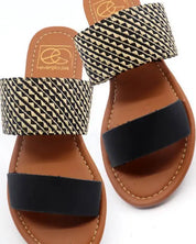 Two Band Slide Sandal