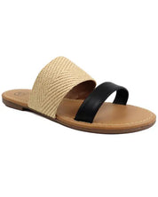 Two Band slide Sandal - Black Combo / 7