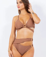 TWO PIECE WRAPPING WITH MULTI O RING BIKINI