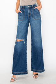 Ultra High Rise Relaxed Flare Jeans