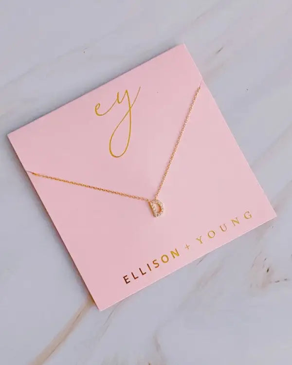 Understated Beauty Initial Necklace