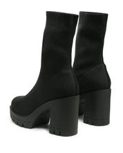 Valentina Zinnia Knitted Block Heeled Boots