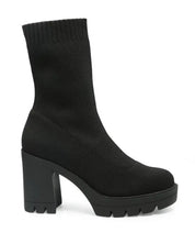 Valentina Zinnia Knitted Block Heeled Boots